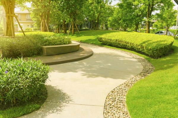 Cement Walkway Installation in Michigan City