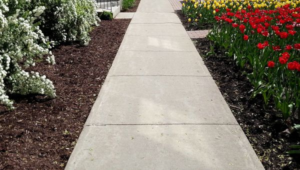 Cement Sidewalk Installation in Michigan City