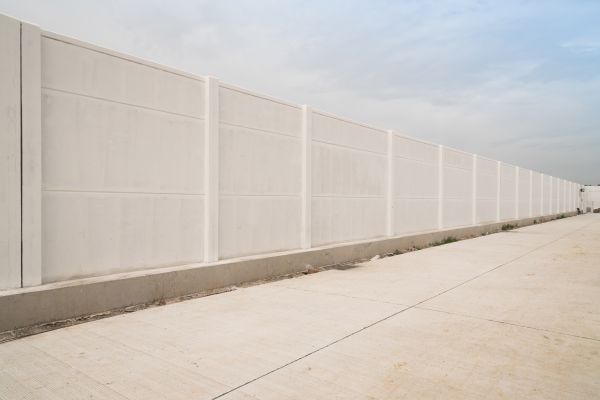 Concrete Fence Construction in Michigan City
