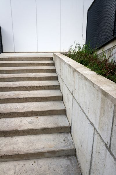 Cement Stair Installation in Michigan City