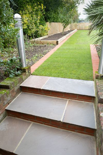 Backyard Steps Installation in Michigan City