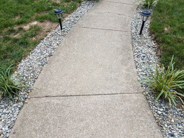 Cement Path Construction in Michigan City