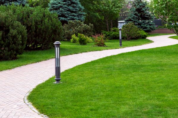Backyard Sidewalk Installation in Michigan City